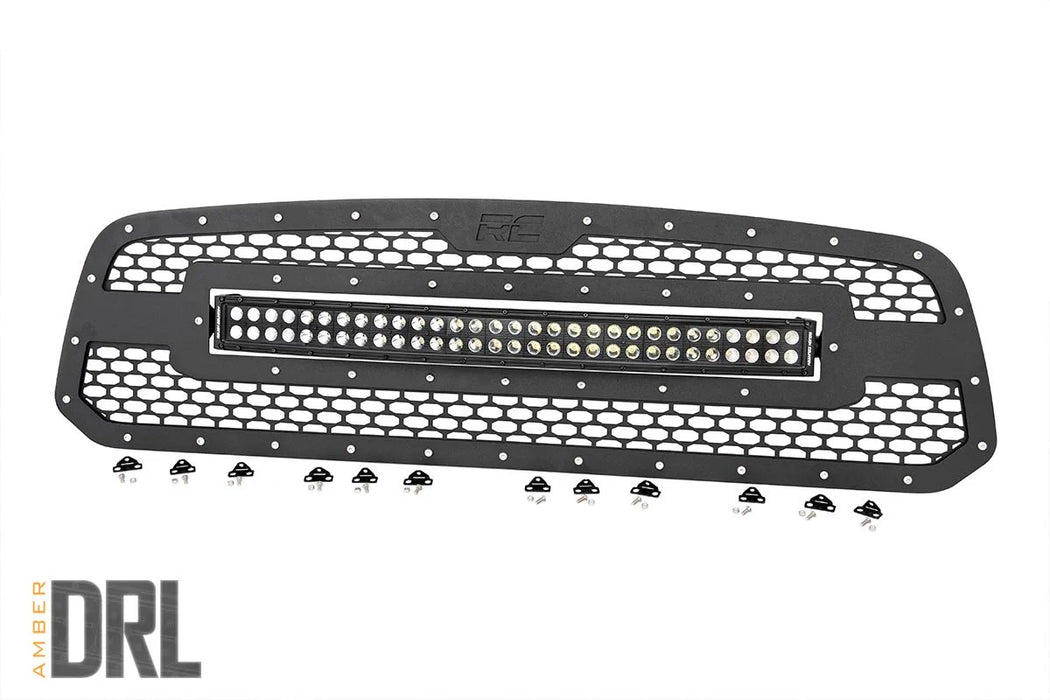 2013-18 2&4WD Ram 1500, 19-23 Classic 30" CREE LED Dual Row Mesh Grille Kit
