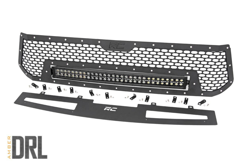 2014-17 Toyota Tundra Mesh Grille with 30" Dual Row LED lights