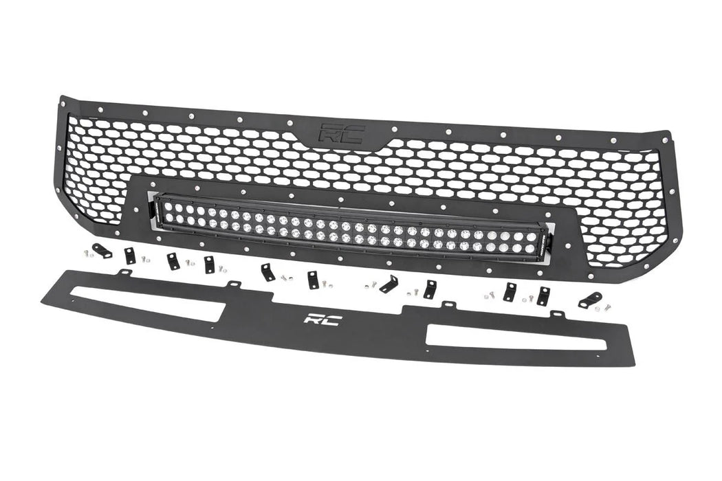 2014-17 Toyota Tundra Mesh Grille with 30" Dual Row LED lights