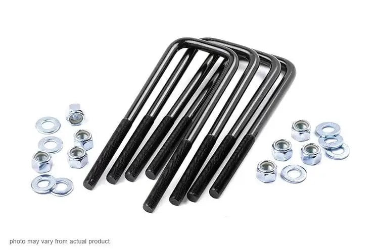 U-bolt kit w/hdwe 9/16 X 2.5 X 9.5, Square