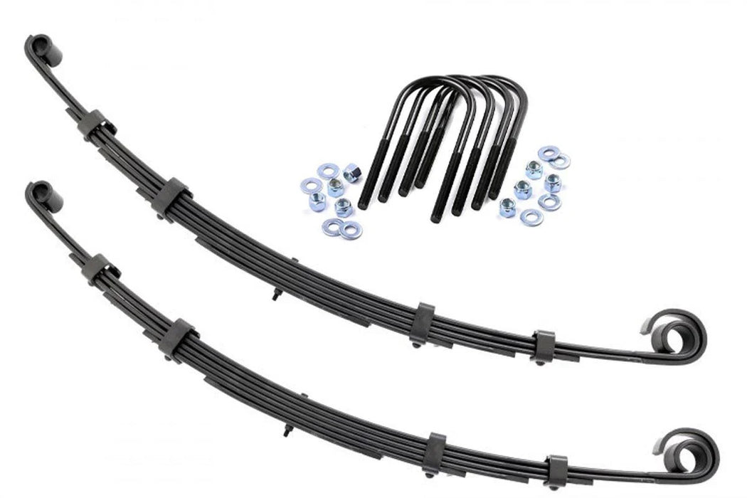 1976-86 Jeep CJ5, CJ6, CJ7, Scrambler front leaf springs & ubolts 2.5"