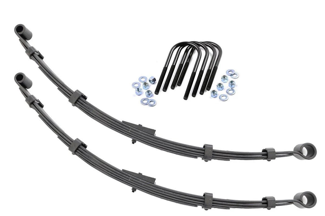 1976-86 Jeep CJ5, CJ6, CJ7, Scrambler pair of rear leaf springs & ubolts 2.5"