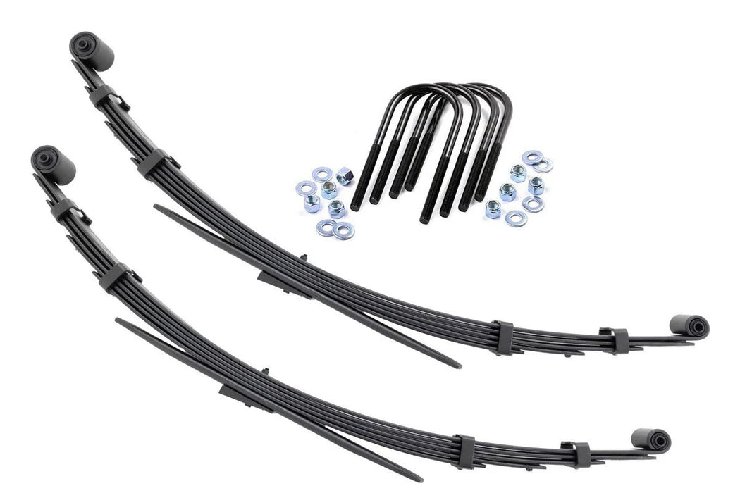 Jeep J10, J20, Wagoneer, Cherokee pair of rear leaf springs & ubolts 3"