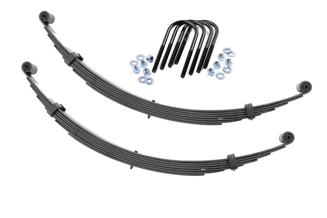 1971-73 Scout II front leaf springs & ubolts, 2.5"