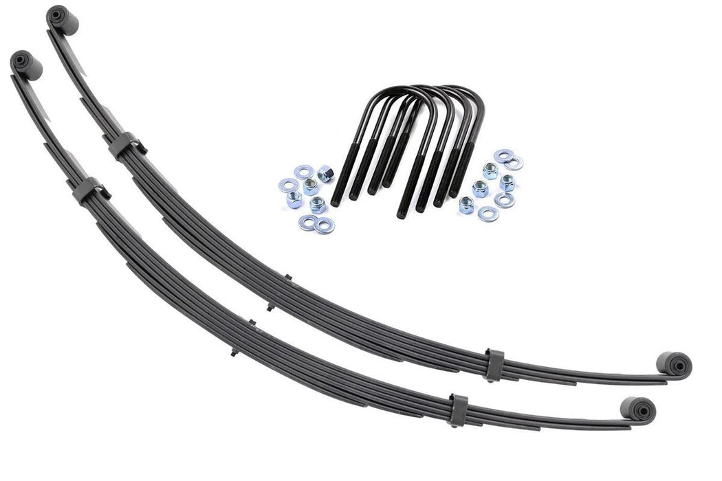 1974-80 Scout II pair of rear leaf springs & ubolts, 2.5"