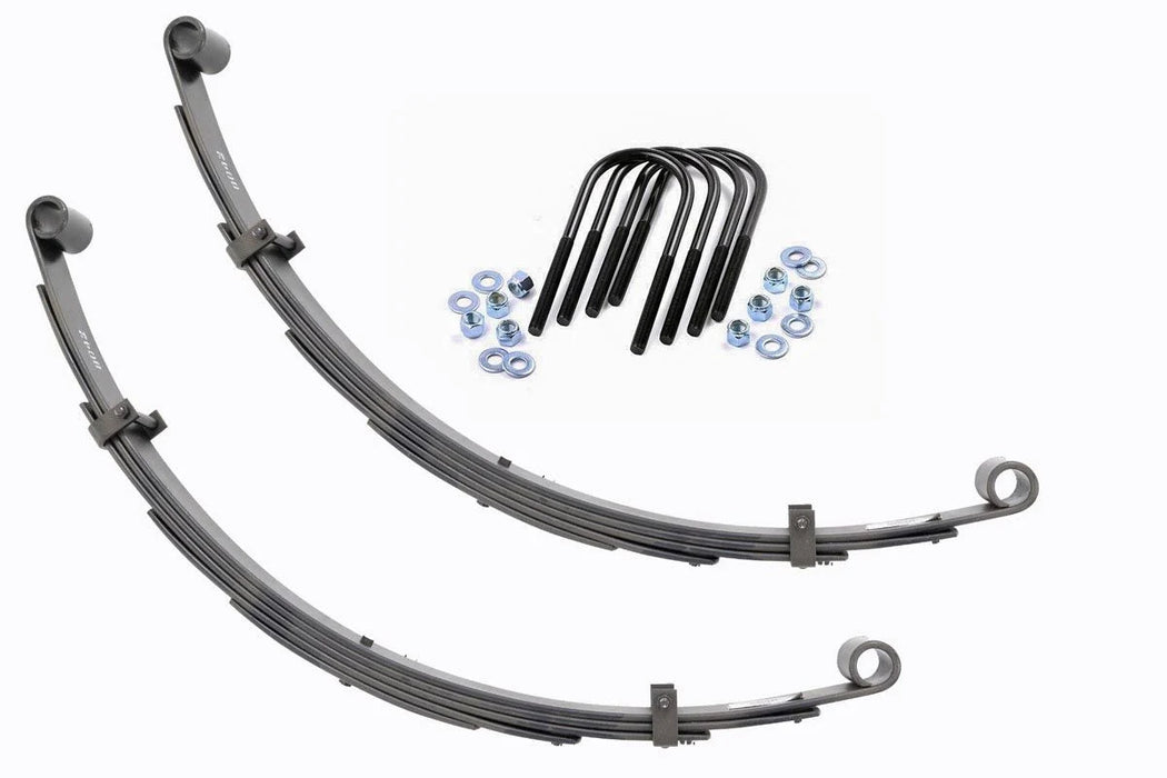 1964-80 Toyota LandCruiser pair of rear leaf springs & ubolts, 4"