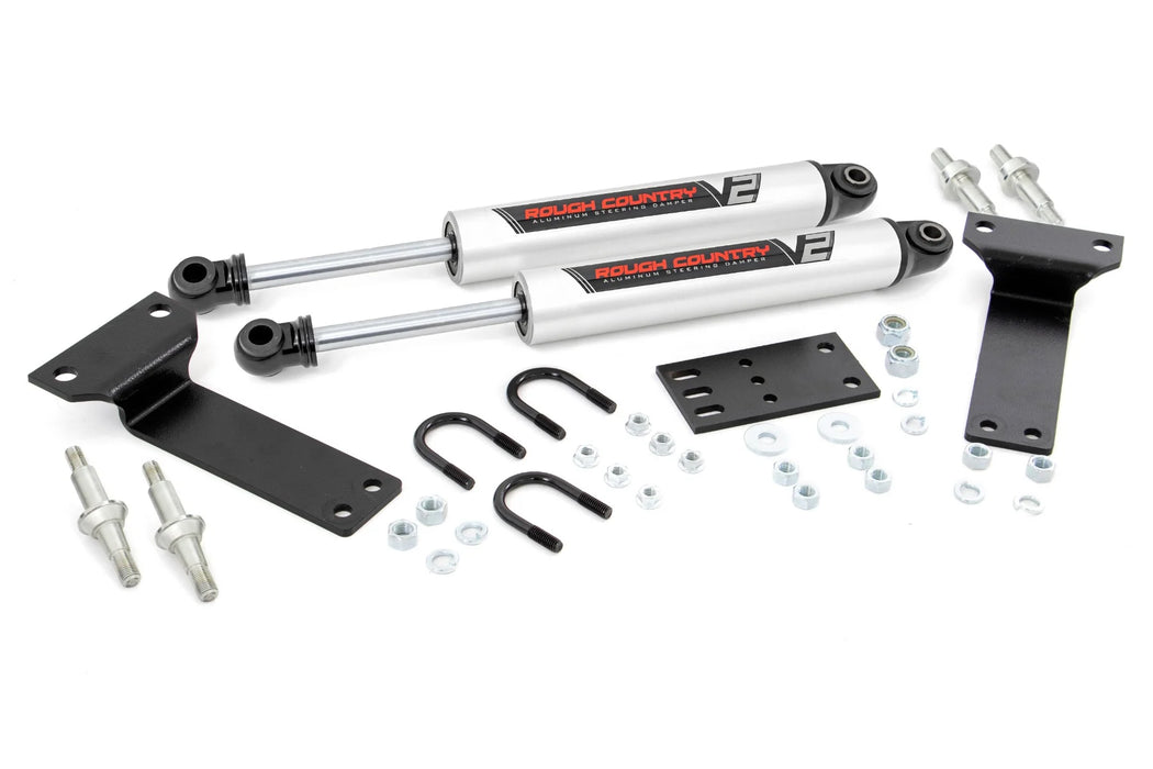 V2 Dual Steering Stabilizer Kit for 99-04 Superduty, 00-05 Excursion