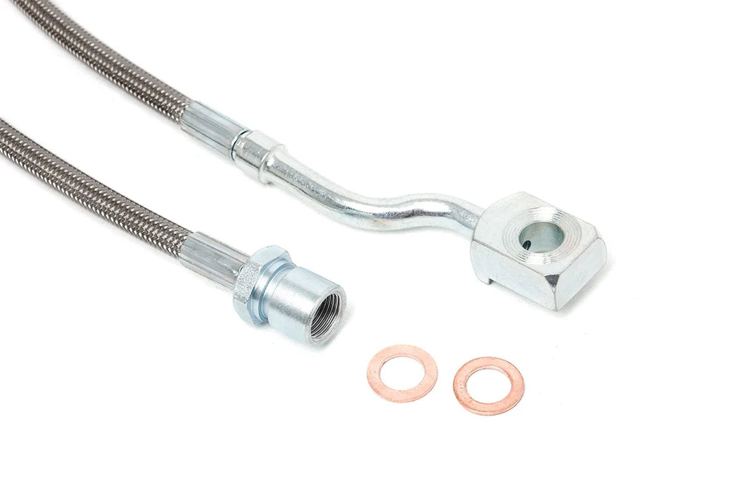 2011-19 Silverado, Sierra 2500HD, 3500HD stainless steel brake lines, front