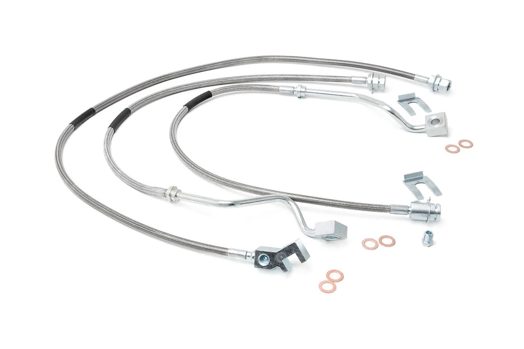 1999-04 Ford F250, F350 Super Duty 4WD front & rear brake line set