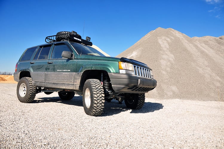 1993-98 Jeep Grand Cherokee ZJ 4" Long Arm lift kit, N3 Nitro shocks