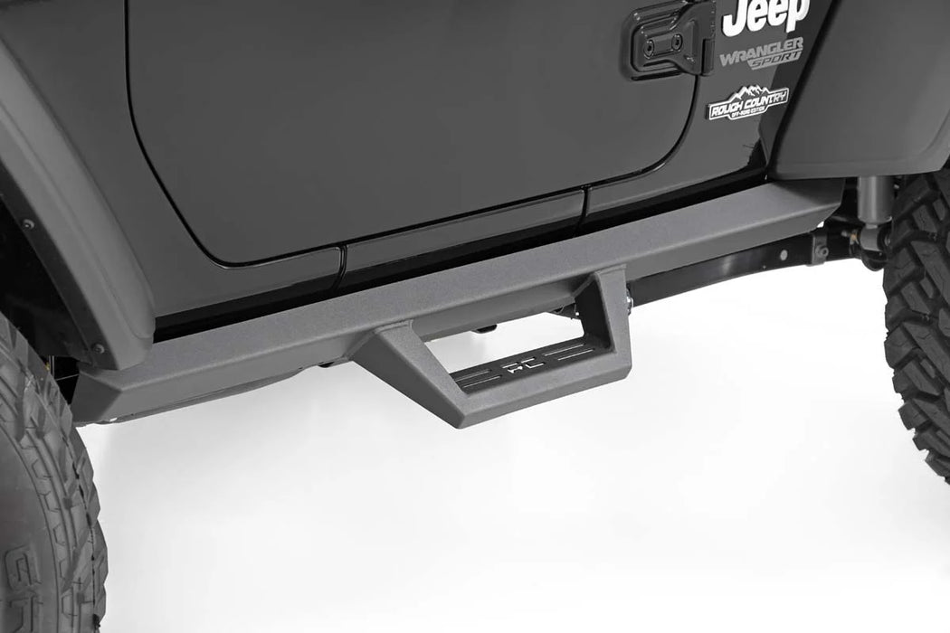 2018-24 4WD Jeep Wrangler JL 2-Door XL2 Contoured Drop Steps