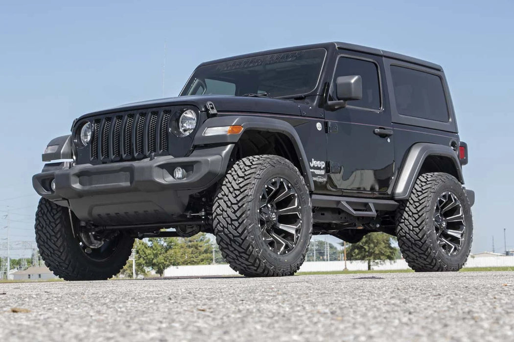 2018-24 4WD Jeep Wrangler JL 2-Door XL2 Contoured Drop Steps