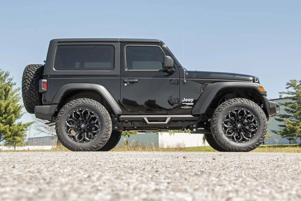2018-24 4WD Jeep Wrangler JL 2-Door XL2 Contoured Drop Steps