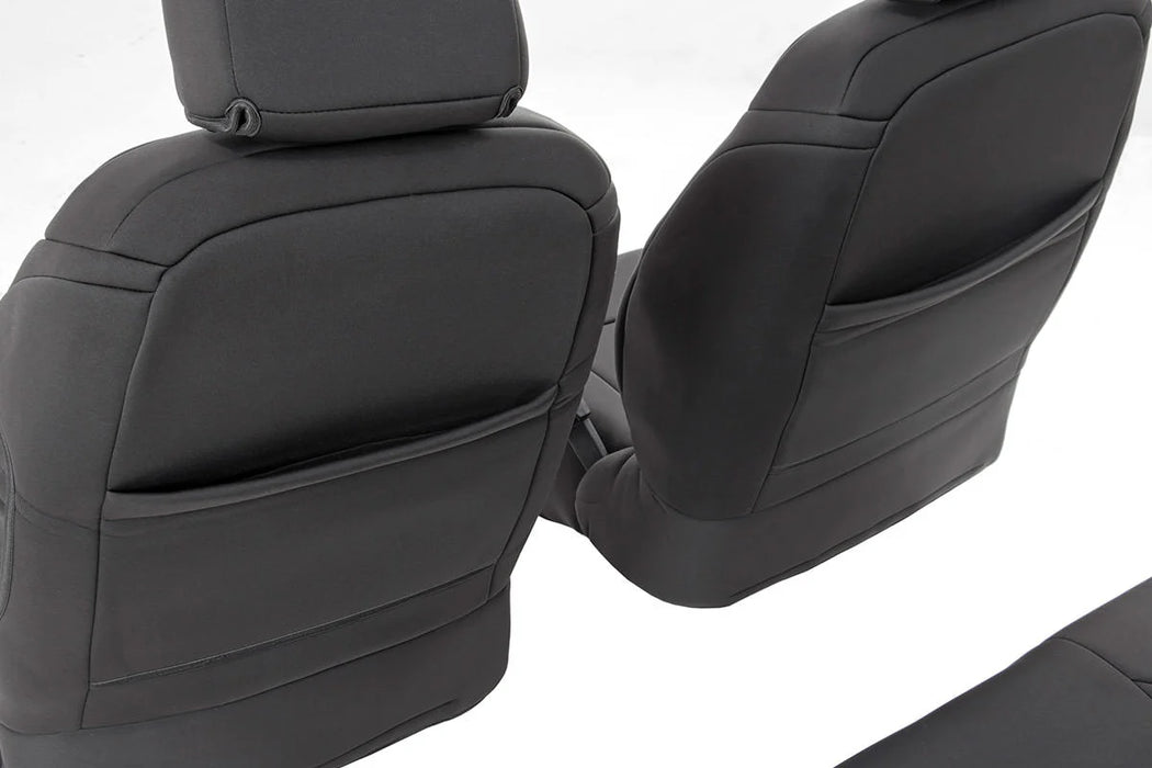 2008-10 Jeep Wrangler JK Unlimited Seat Covers, Front and Rear Set