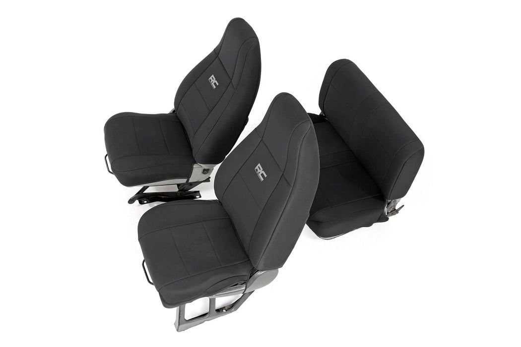 1991-95 Jeep Wrangler YJ Seat Covers, Front and Rear Set