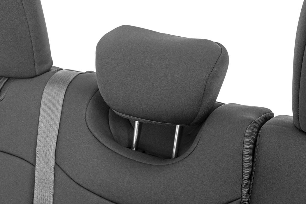 2018-24 Jeep Wrangler JL Unlimited Seat Covers, Front and Rear Set