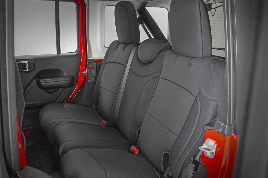 2018-24 Jeep Wrangler JL Unlimited Seat Covers, Front and Rear Set