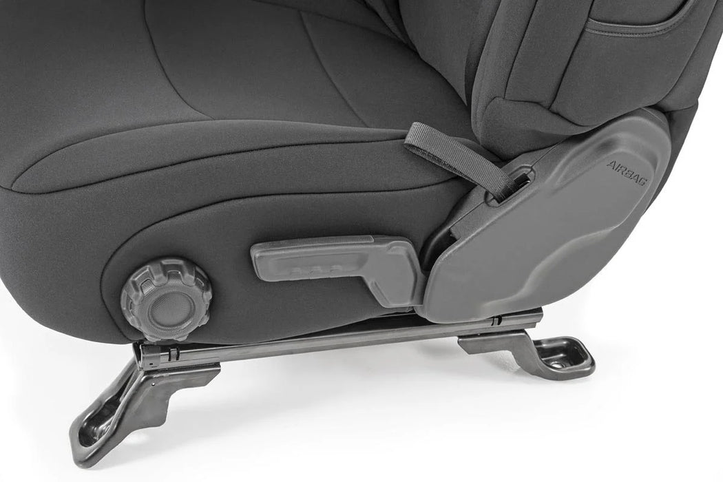 2018-24 Jeep Wrangler JL 2-Door (without arm rest) Seat Covers, Front and Rear Set