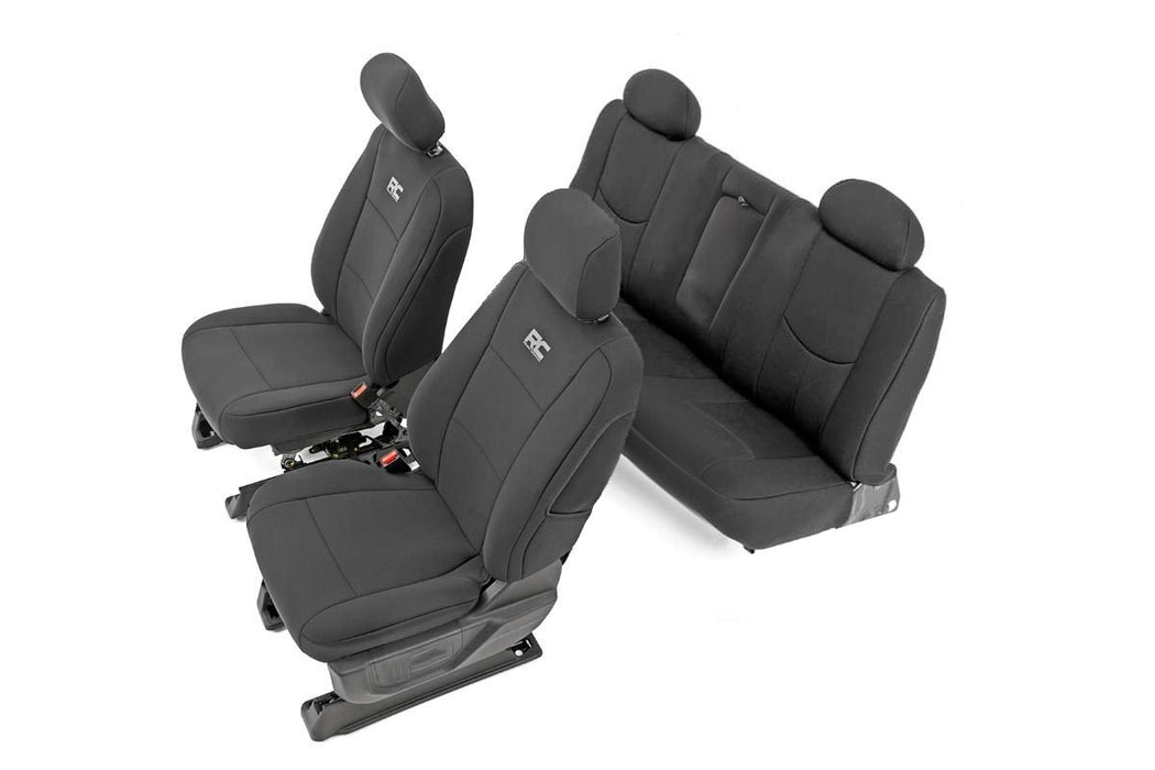 2014-18 2&4WD Classic Silverado 1500 Seat Covers, Front and Rear Set