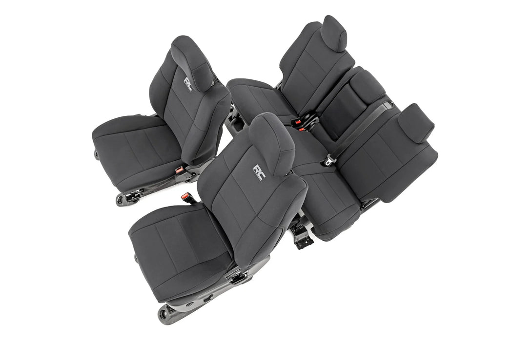 2011-22 Jeep Grand Cherokee WK2 Seat Covers, Front and Rear Set