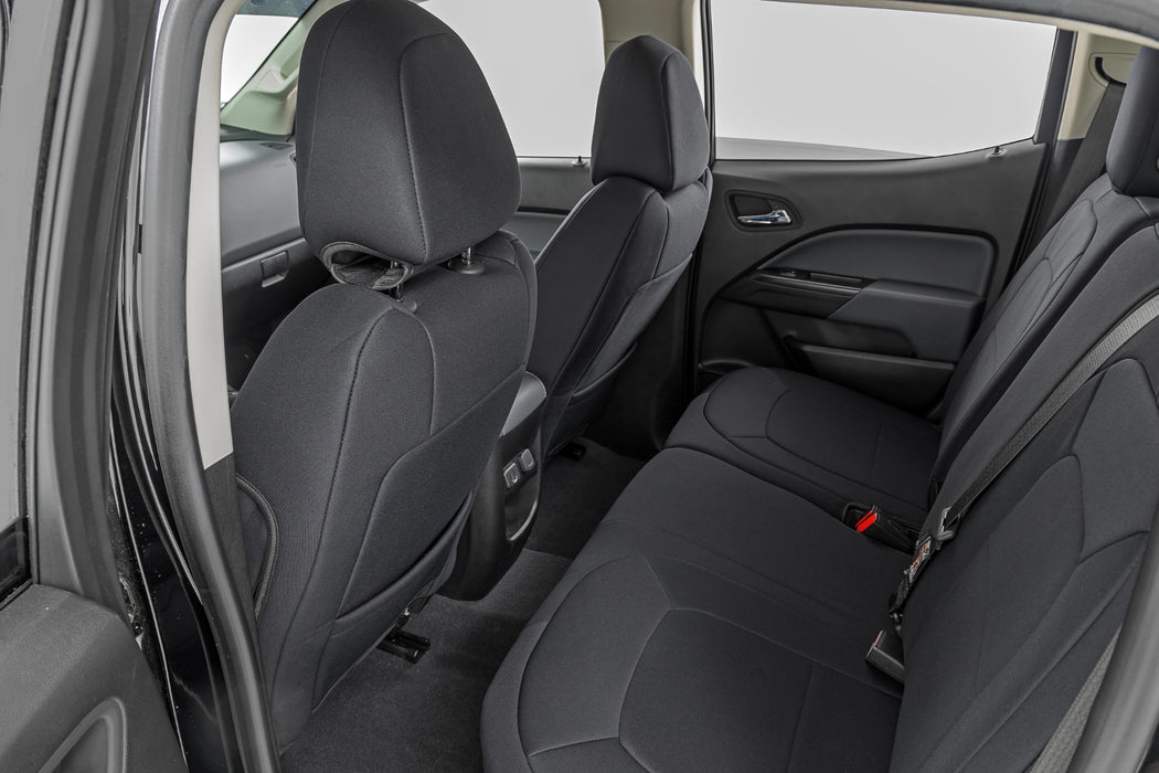 2015-22 2&4WD Colorado Canyon Seat Covers, Front and Rear Set