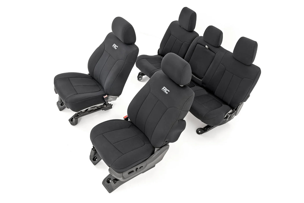 2011-16 Ford F250, F350 Seat Covers, Front and Rear Set