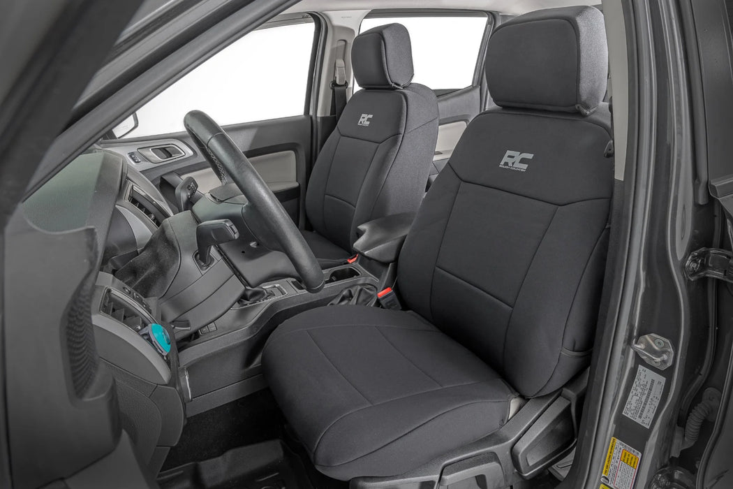 2019-23 Ford Ranger w/ Rear Armrest Seat Covers