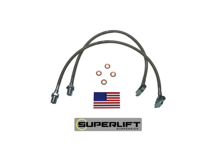 1971-78 Chevy, GMC straight axle front brake lines 4"-6"