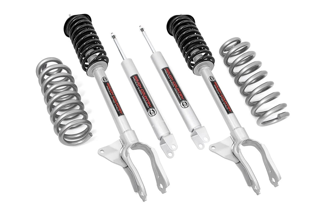2016-20 4WD Jeep Grand Cherokee WK2 2.5" coil spring lift kit, N3 Nitro shocks