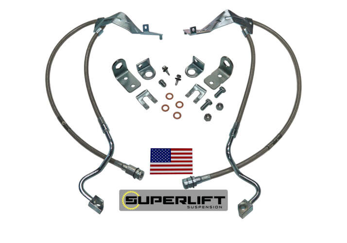 2005-07 Ford F250/F350 4wd front brake lines 4"-8"