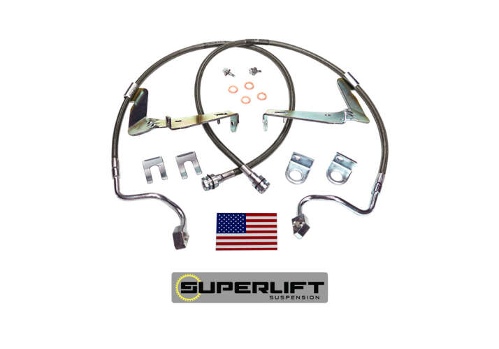 2008-10 Ford F250/F350 4wd front brake lines 6"-10"