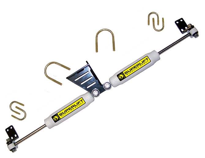 High Clearance Dual Steering Stabilizer Kit
