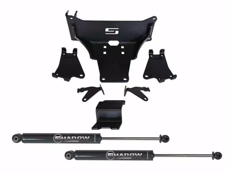 Dual Steering Stabilizer Kit, Shadow Series shocks No Lift Required