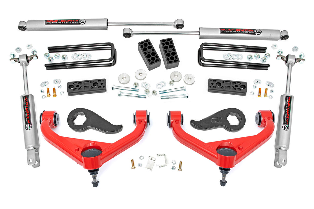 3" UCA lift kit for 2020-26 Silverado Sierra 3500HD Dually