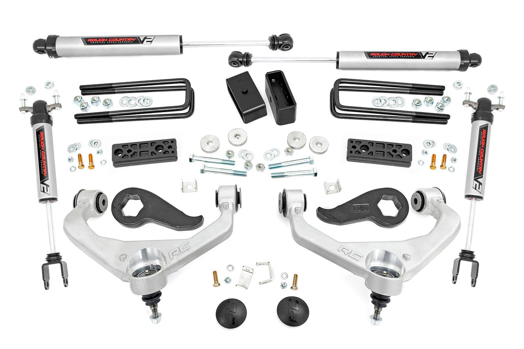 3" UCA lift kit for 2020-26 Silverado Sierra 3500HD Dually