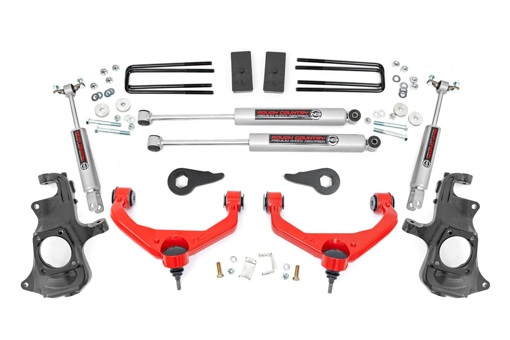 3.5" UCA knuckle lift kit for 2011-19 Silverado, Sierra 2500HD, 3500HD