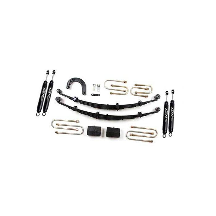 4" lift kit with 1988-91 Chevy 3/4T Suburban 4WD