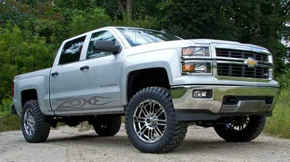 4.5" lift kit for 2014-18 Silverado, Sierra 1500 4WD