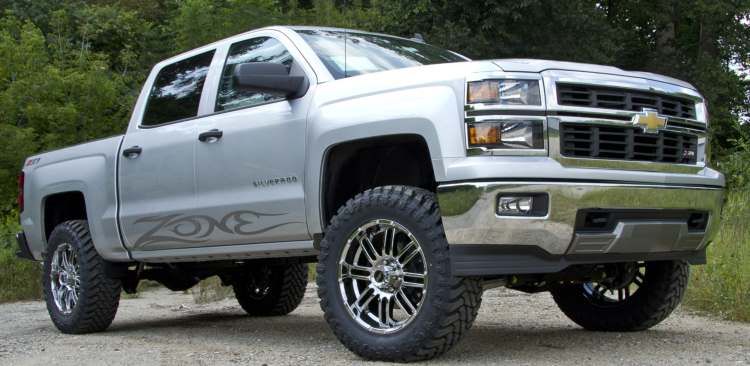 2014-17 2WD Silverado, Sierra 1500 4.5" spacer lift kit
