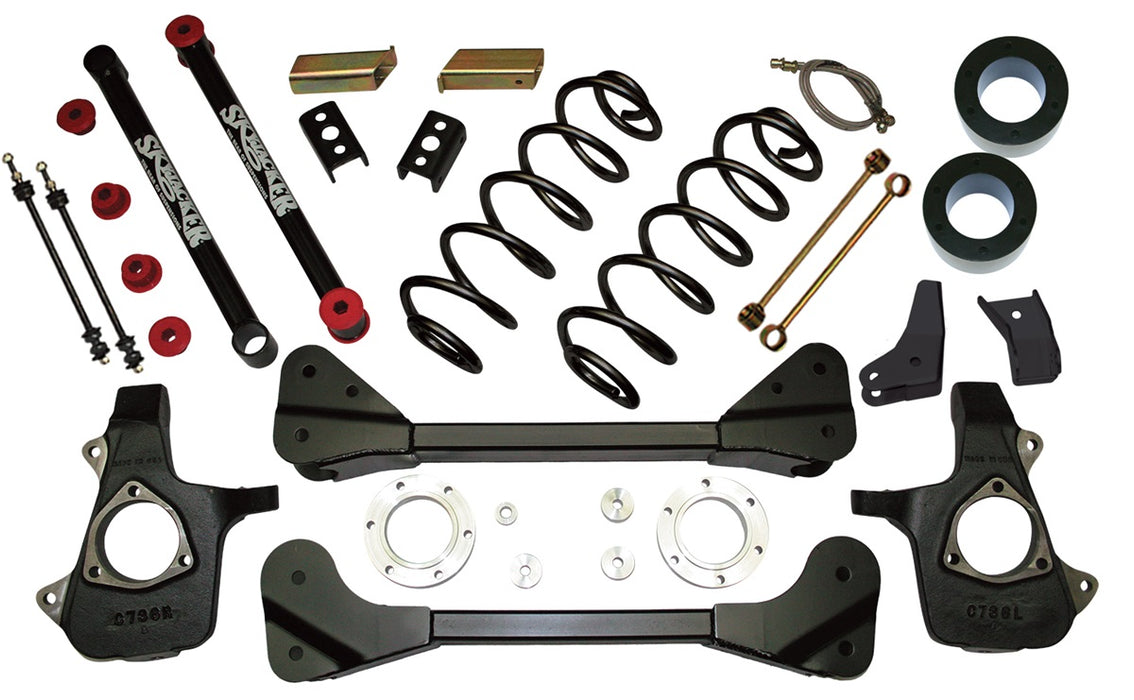 2007-13 4WD  Avalanche, Suburban, Tahoe, Yukon 1500 4" lift kit