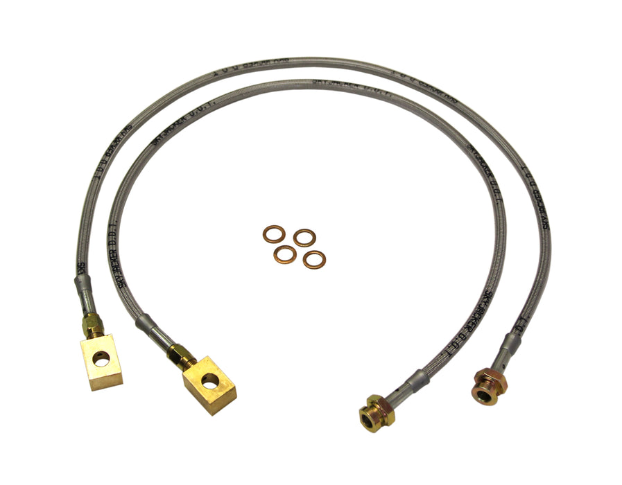 Chevy, GMC straight axle front brake lines 6"-8"