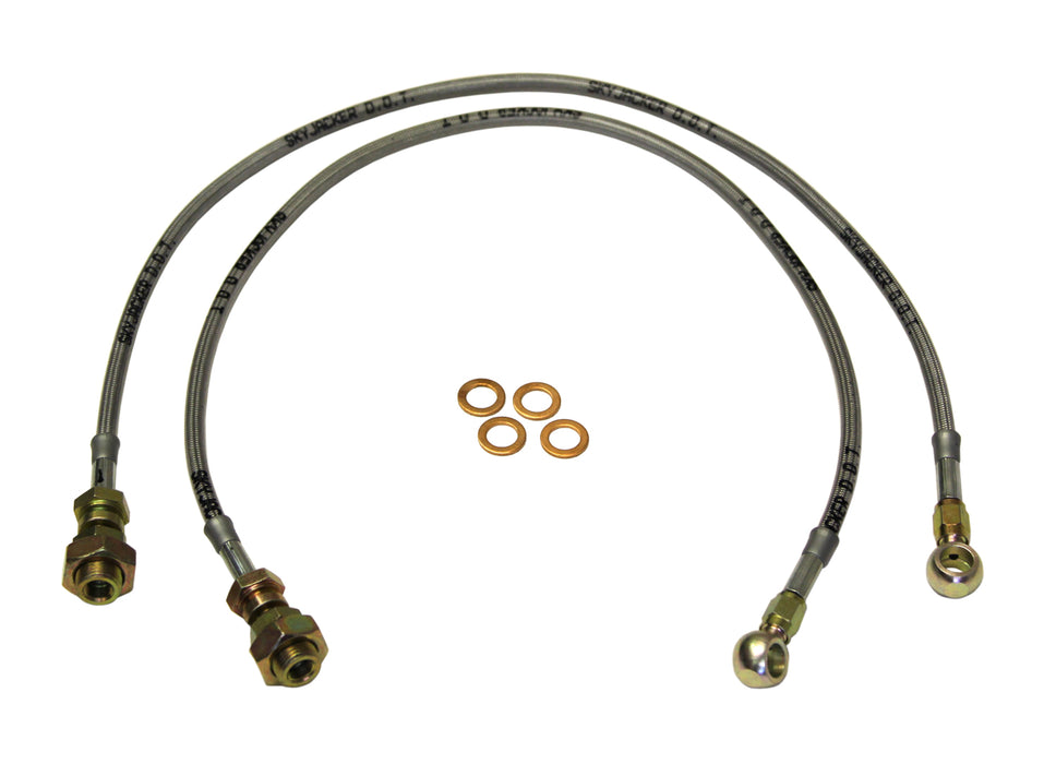 Chevy, GMC straight axle front brake lines 3"-4"