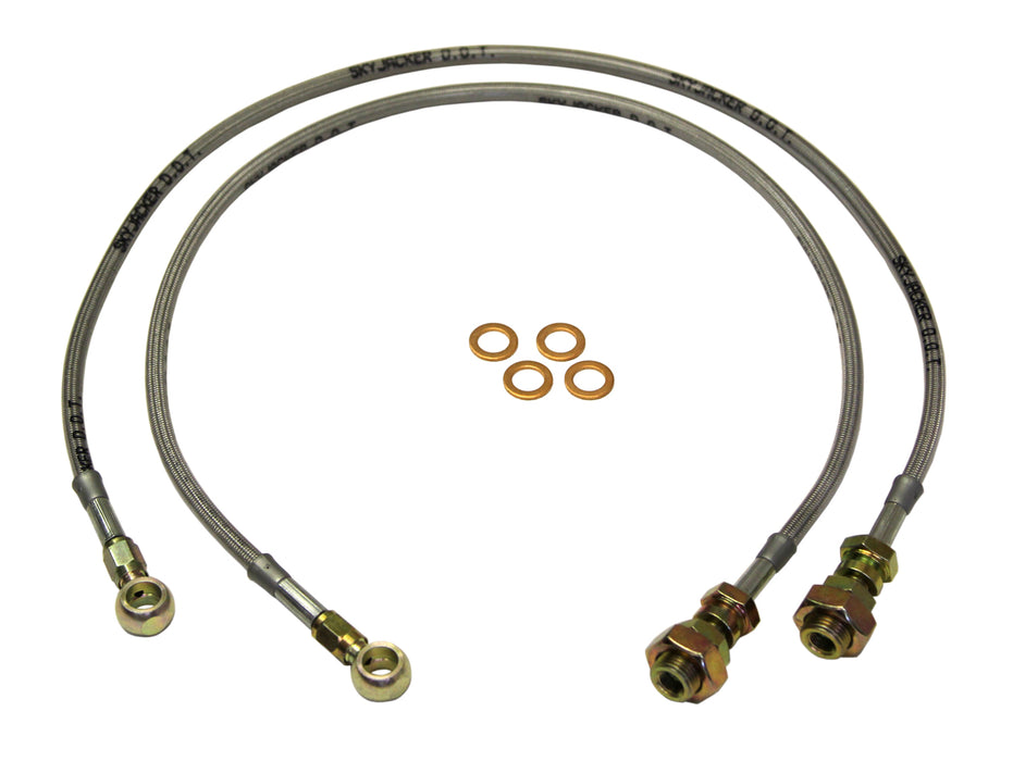 Chevy, GMC straight axle front brake lines 6"-8"
