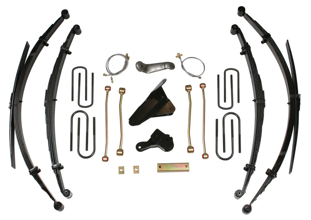 2000-05 4WD Ford Excursion 8" lift system, rear springs