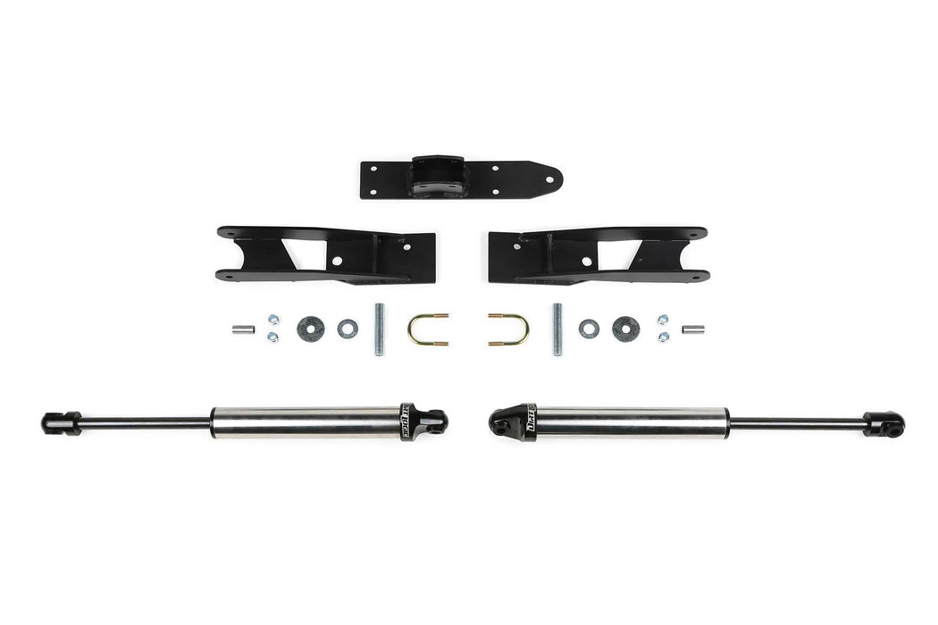 2020-24 4WD Silverado, Sierra 2500HD, 3500HD Dirt Logic dual Steering Stabilizer Kit