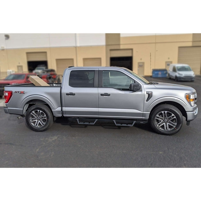 2004-24 Nissan Titan 5" Slide Track Oval Running Boards