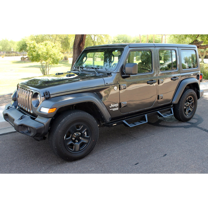 2018-24 Jeep Wrangler JL 4-Door Magnum RT Gen2 Cab Length Steps