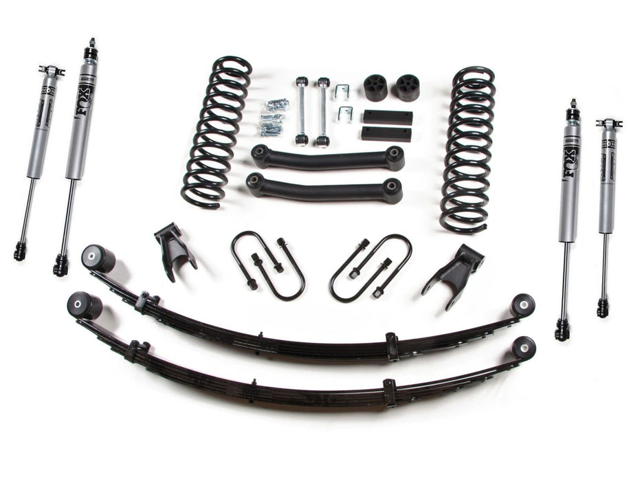 1984-01 Jeep Cherokee XJ 4.5" lift system Chrysler 8.25, rear springs, FOX Adventure Series shocks