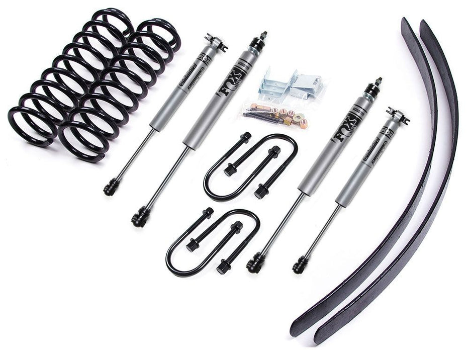 1984-01 Jeep Cherokee XJ 3" lift kit Dana 35 lift kit, FOX Adventure Series shocks