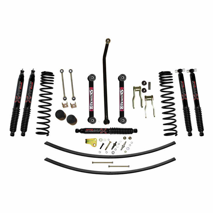 1984-01 Jeep Cherokee XJ 4.5" lift kit, Dual Rate Long Travel Coil Springs